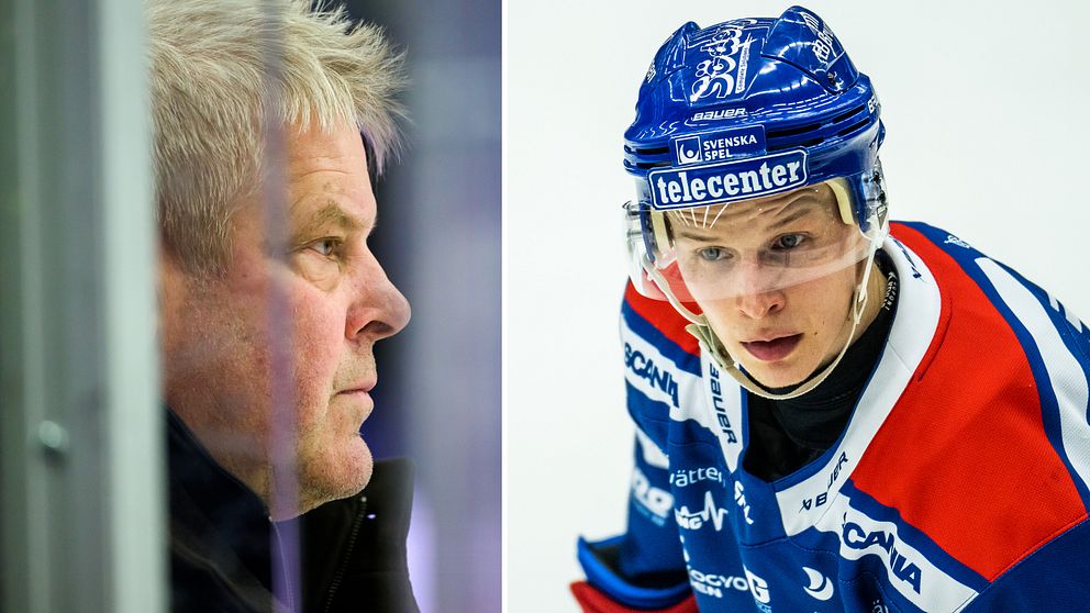 Thomas Fröberg rasar efter presentationen av Antti Suomela.