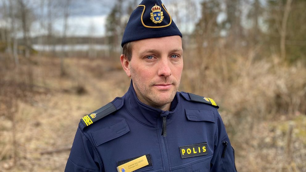 Joakim Wallberg, inspektör vid brottssamordningen på Polisregion Öst