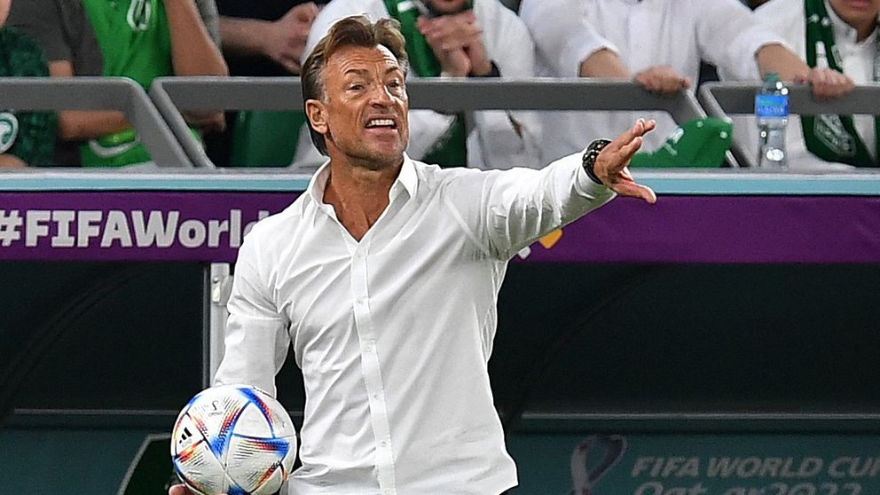 Hervé Renard under höstens fotbolls-VM för herrar. I sommar väntar VM igen, men den här gången med franska damlandslaget.