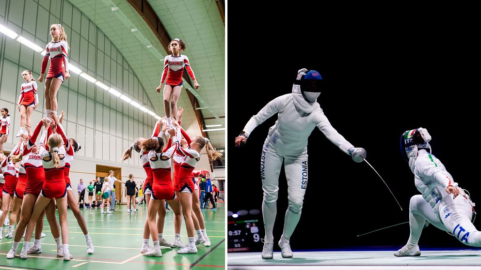 Cheerleading och fäktning gör debut på SM-veckan under 2024.