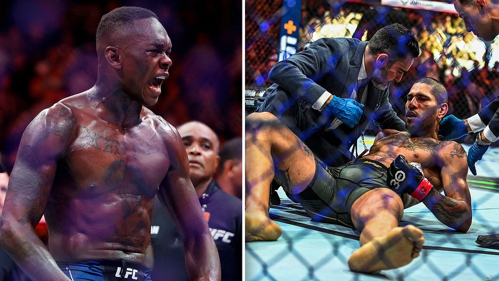 Israel Adesanya tog tillbaka UFC-bältet i mellanvikt efter knockoutseger mot Alex Pereira, en titelfight bland andra ex-presidenten Donald Trump och Mike Tyson såg på plats.