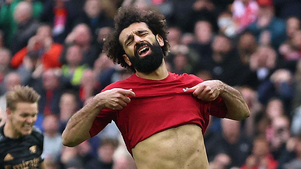 Mohamed Salah var en huvudperson i Liverpools kryss mot Arsenal.