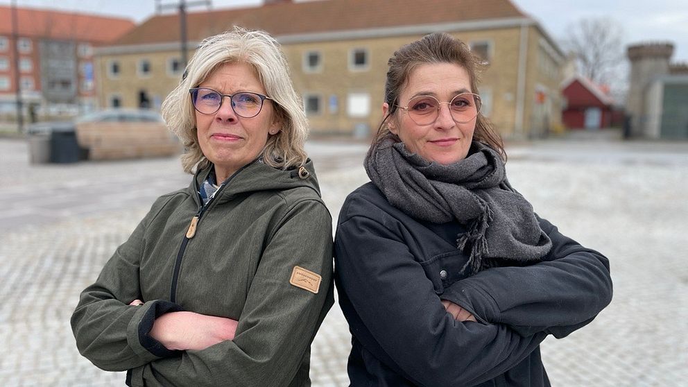 Teaterprofilerna i Karlskrona, Ann-Christin Bernhardsson och Anna Lahmer.