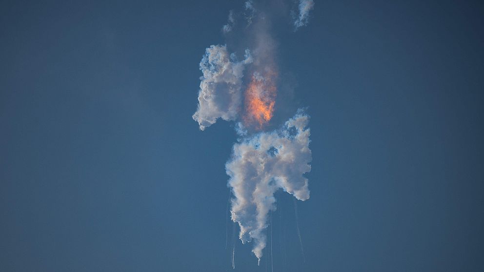 SpaceX raket tog sig endast till en höjd på 73 kilometer – mindre än halvägs till rymdens kant.