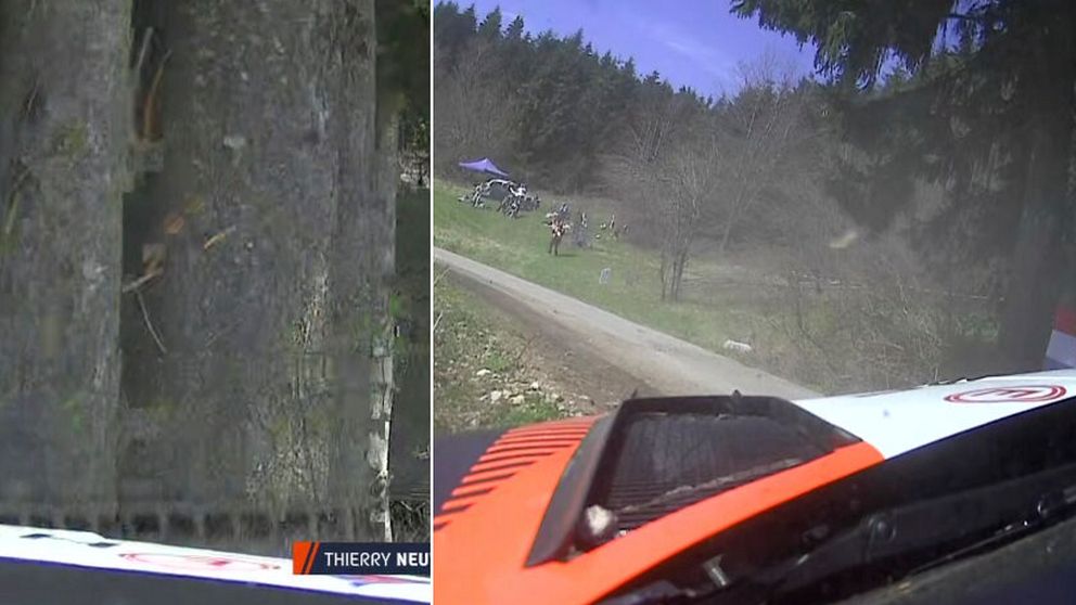 Thierry Neuville kraschade från ledarposition – se situationen