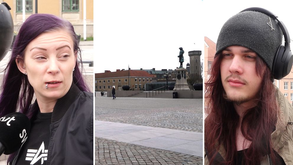 Jessica Kvarzell och Björn Sevig, Karlskronabor, Karlskrona, Stortorget