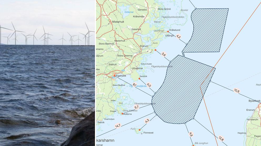 Ny vindkraftpark planeras till havs vid Blå Jungbrun av företaget Cloudberry.