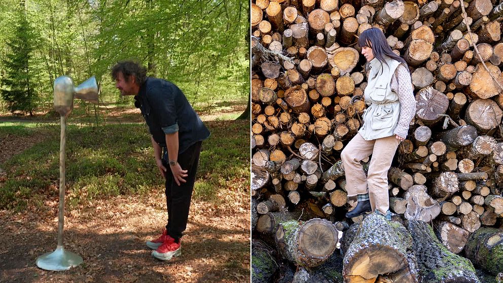 I Wanås konstpark i norra Skåne kan besökare uppleva Carola Grahns jojkmaskin, och fram till november 2023 pågår även en utställning med konstnären. Se Dennis Dahlqvists recension i klippet.