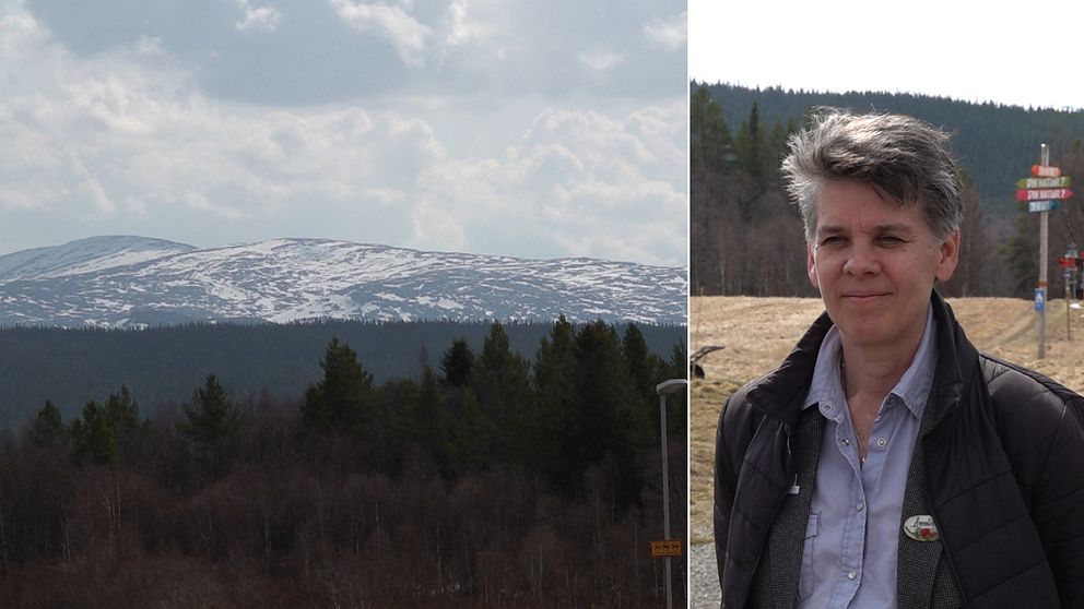 Annelie Johansson presenterade regler för vålådalens naturreservat.