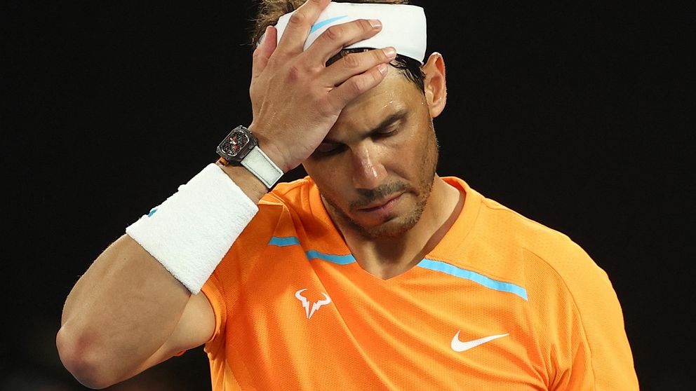 Rafael Nadal missar Franska öppna.