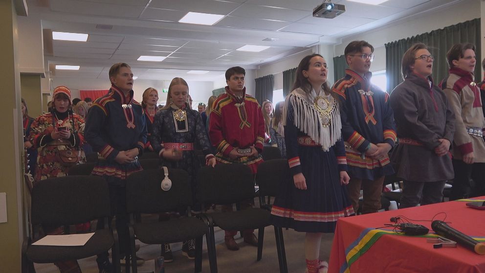 Öppnande av Sáminuorras årsmöte och 60-års jubileum.