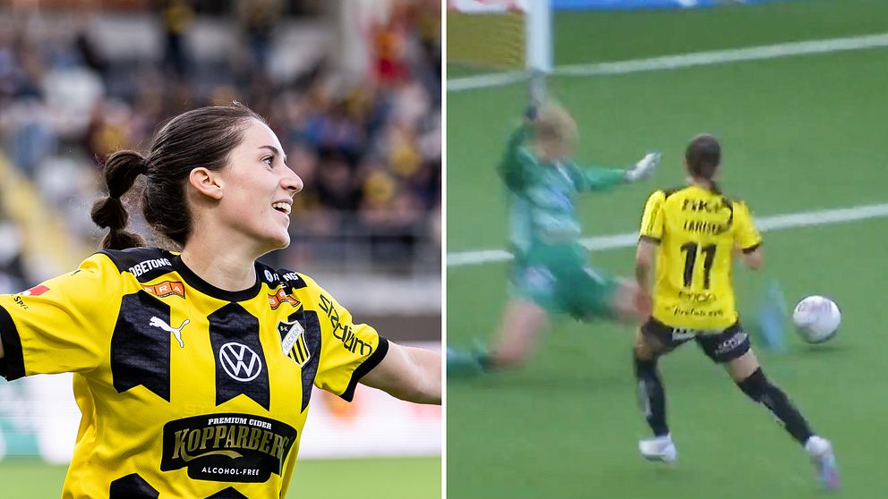 Clarissa Larisey blev matchvinnare när Häcken slog Linköping hemma.