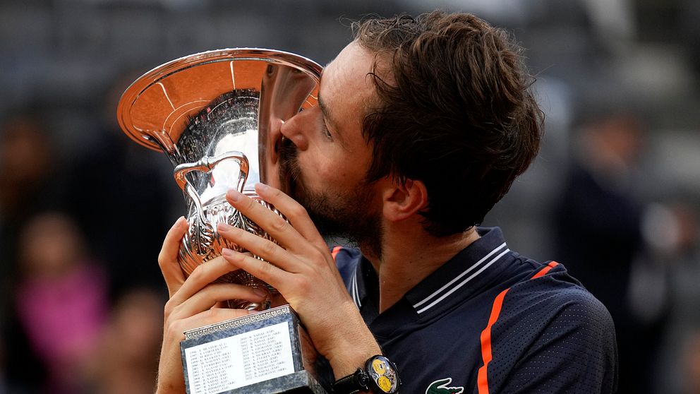 Daniil Medvedev vann ATP-turneringen i Rom.