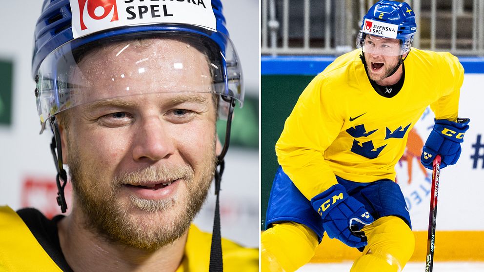 Christian Folin kan komma att göra VM-debut när Sverige möter Lettland.