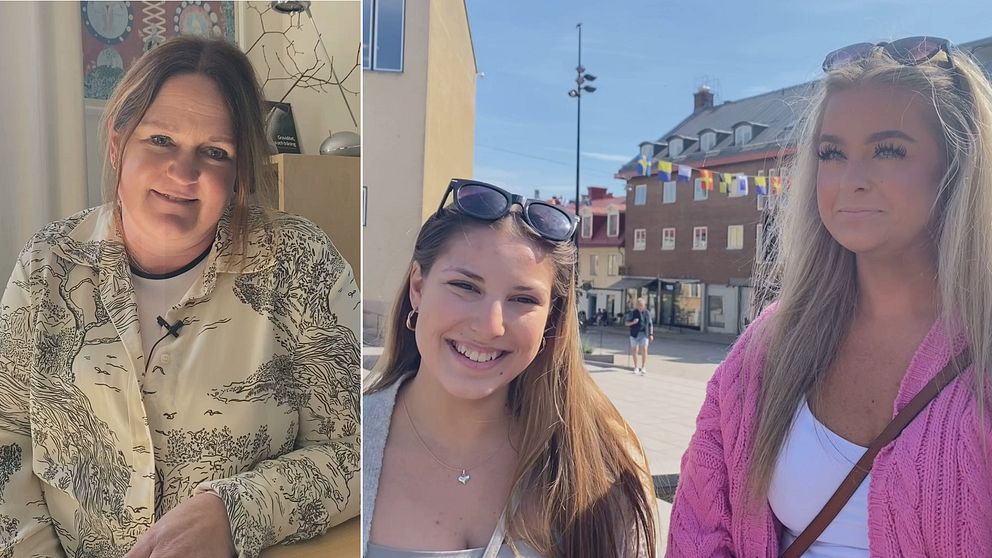 Elin Thelin är redan vaccinerad mot HP medan hennes kompis Kiana Gonzalez inte är det.