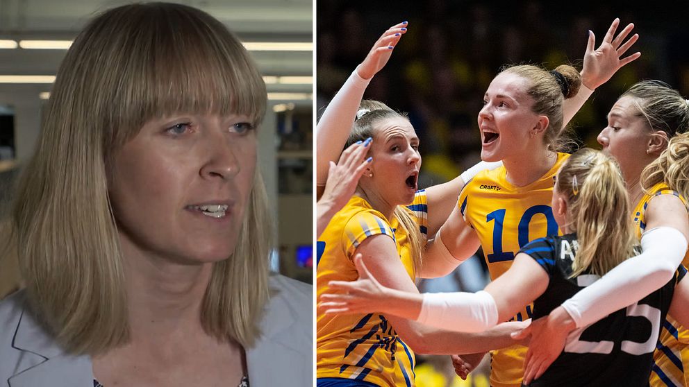 SVT:s expert Andréa Jacobsson tårögd efter EM-besked