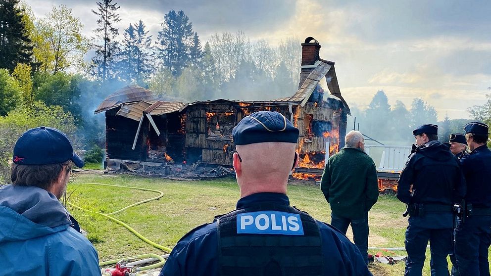 Villabrand i Härnösand.