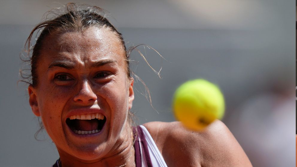 Aryna Sabalenka ville inte vara med på presskonferensen efter sin seger mot Ramilla Rachimova.