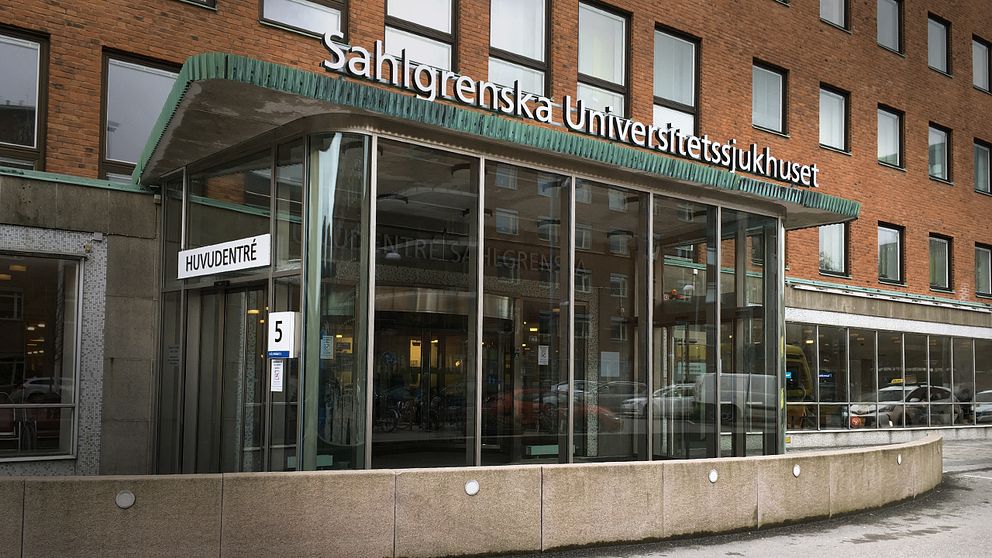 Bilden föreställer Sahlgrenska sjukhuset i Göteborgs entre.