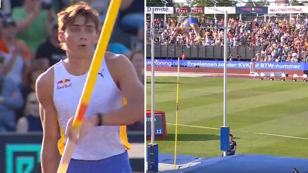 Armand Duplantis slog till med nytt världsårsbästa.