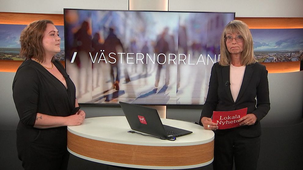 Bild från SVT Västernorrlands studio