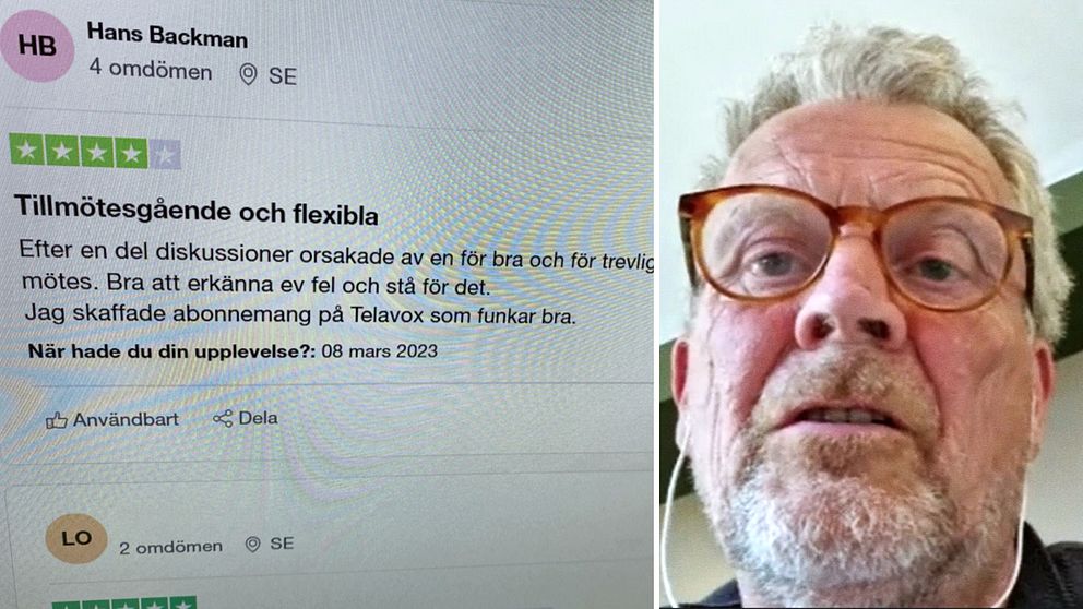 Hans Backman, företagare som lämnat betyg på Nofatel