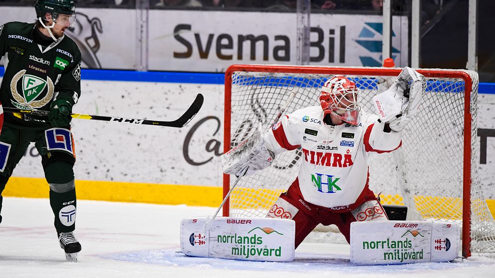 Ishockeymålvakten Victor Brattström