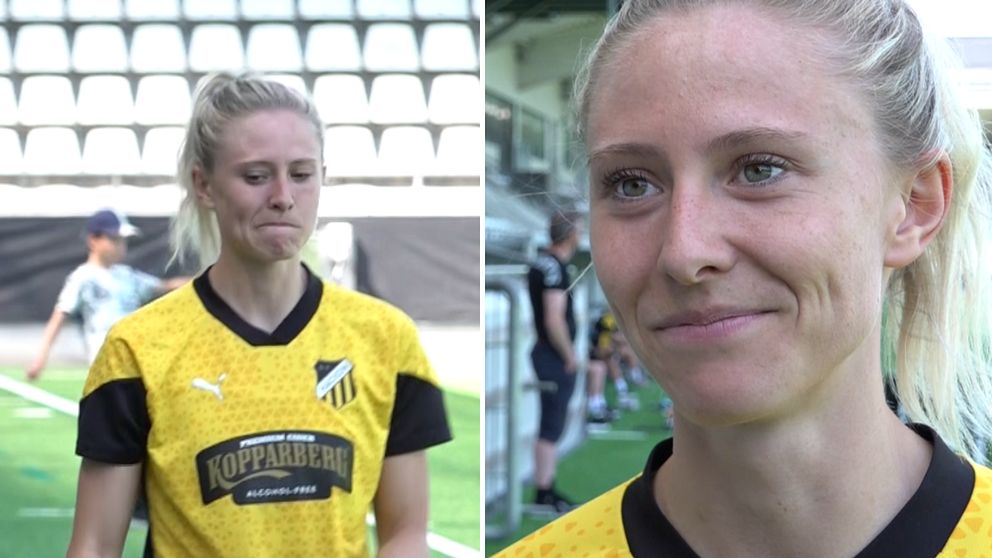 Rebecka Blomqvist tränar med Häcken.