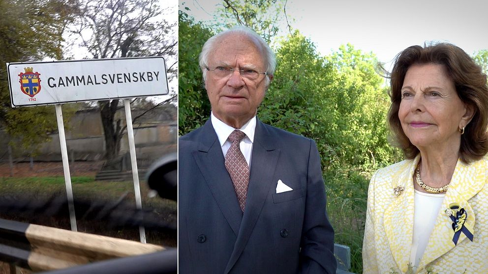 Kungen och drottning Silvia besöker Gotland på sin turné i Sverige för att fira 50 år på tronen. De besökte Roma där de var inbjudna av föreningen Svenskbyborna som består av ättlingar från invånarna i Gammalsvenskby i Ukraina