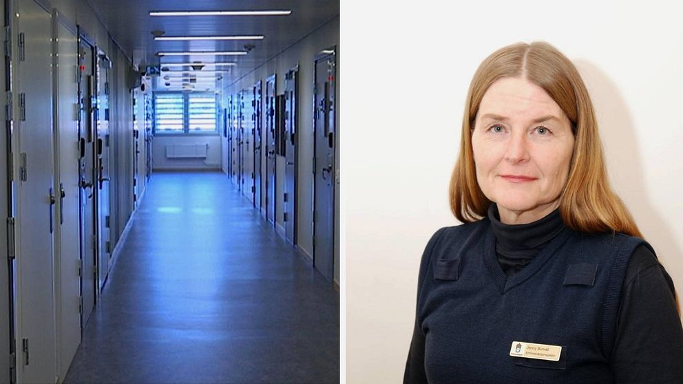 Interiör på Saltviksanstalten / enny Burvall, tillförordnad chef för Saltviksanstalten