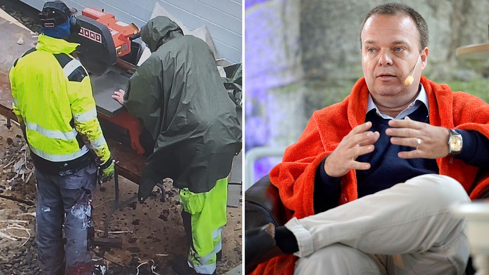 Byggområde för bostadsbyggande. Till höger Sven Otto Littorin.