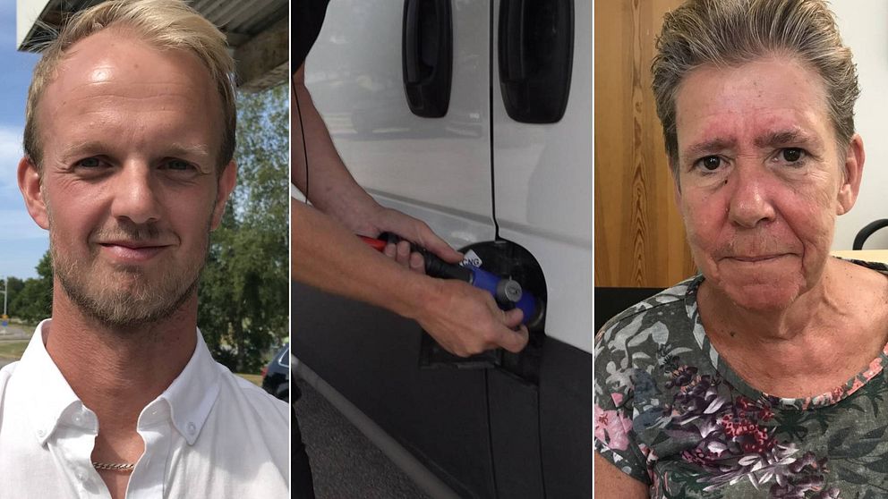 Tobias Bernhardsson (C) och Ulla Börjesson, (S), kommunstyrelsens ordförande, tittar in i kameran.