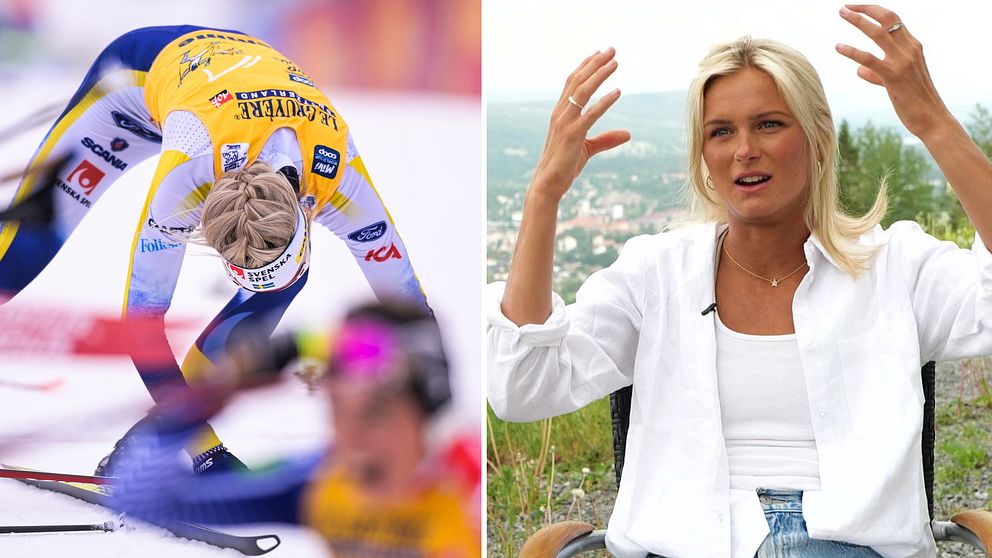 Den svenska skidstjärnan Frida Karlsson.