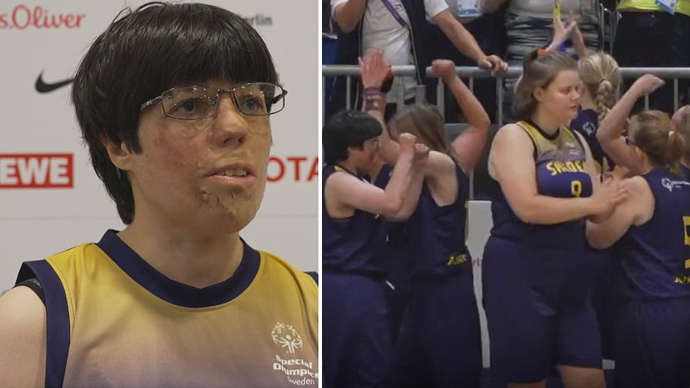 Lilian Rodrigues Nilsson berättar om känslan efter svenska guldet i Special Olympics.