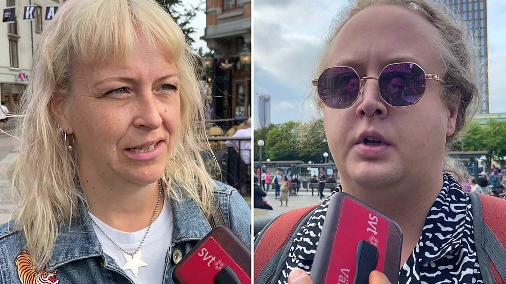 Therese Rasmusson till vänster i bild och Nåmis Louisedotter till höger.