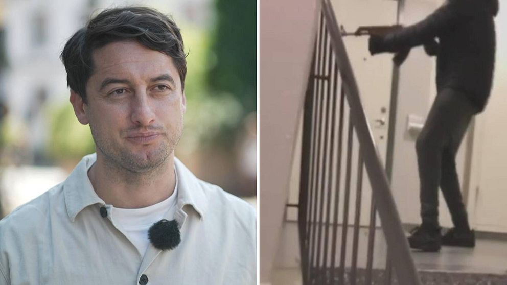 SVT:s reporter Diamant Salihu och en skjutning i ett trapphus i Fruängen