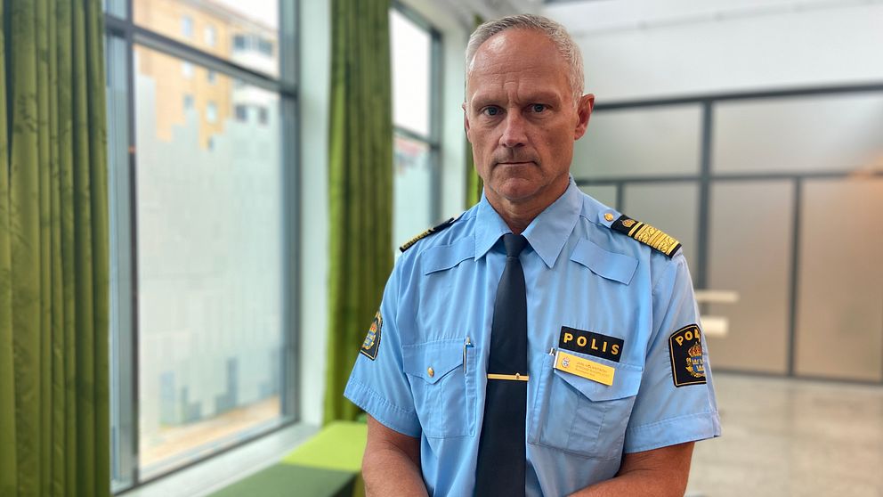 Jarl Holmström, biträdande regionpolischef i polisområde syd.