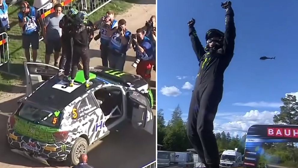 Oliver Solberg vann rally-EM i Värmland.