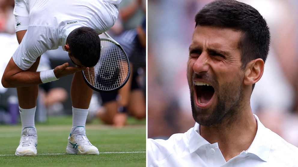 Novak Djokovic klar för semifinal i Wimbledon.