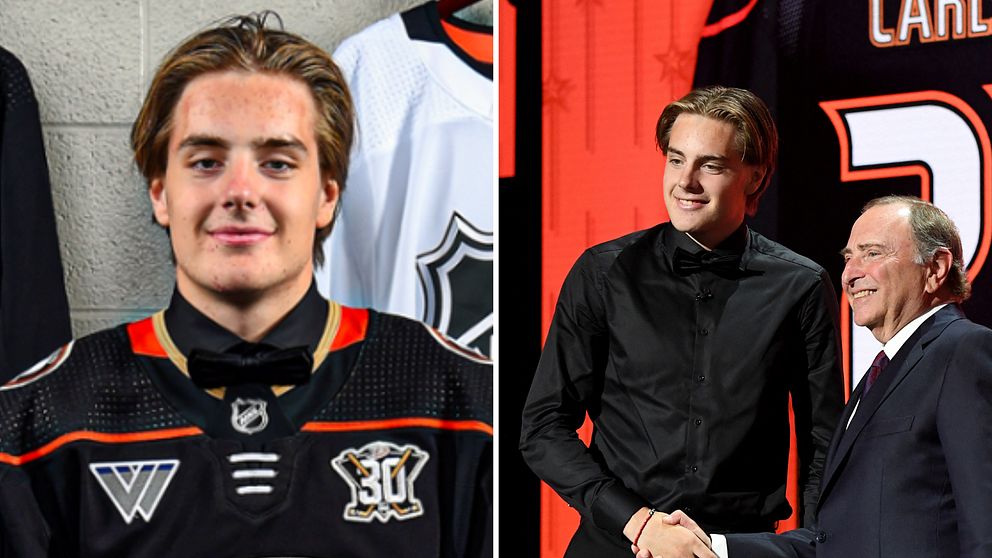 Leo Carlsson skriver treårskontrakt med Anaheim.