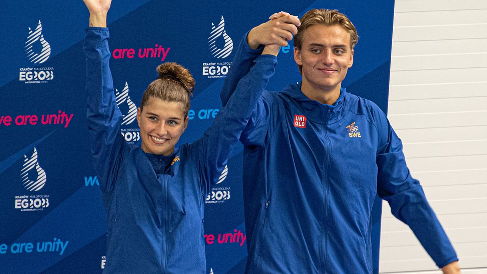 Emilia Nilsson Garip och Elias Petersen slutade femma i mixed-klassen på VM