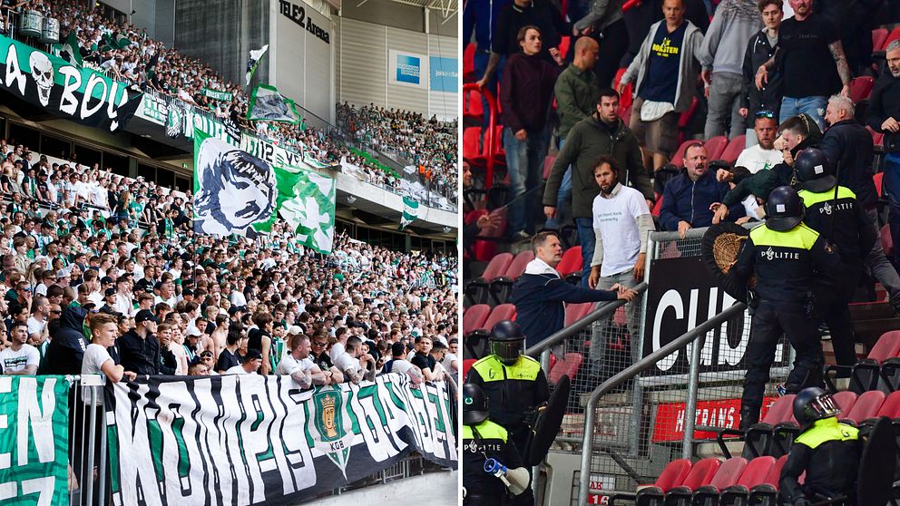 Efter skandalscenerna i torsdags stoppas nu Twentes supportrar från att gå på matchen mot Hammarby i Stockholm.