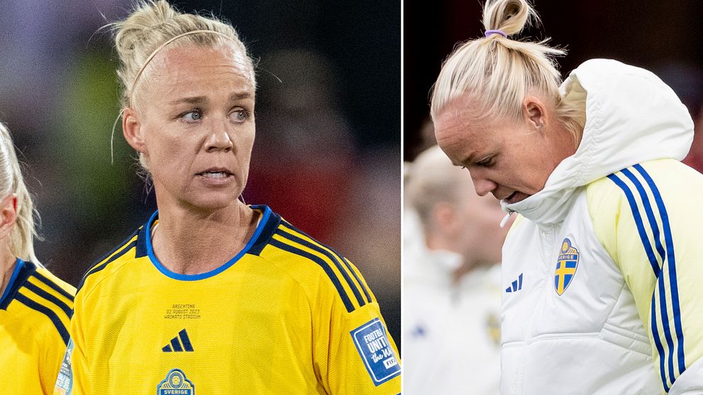 Caroline Seger gjorde inga intervjuer efter Sveriges match
