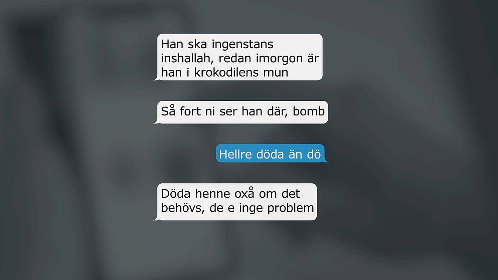 Chattkonversation om ett planerat mord.