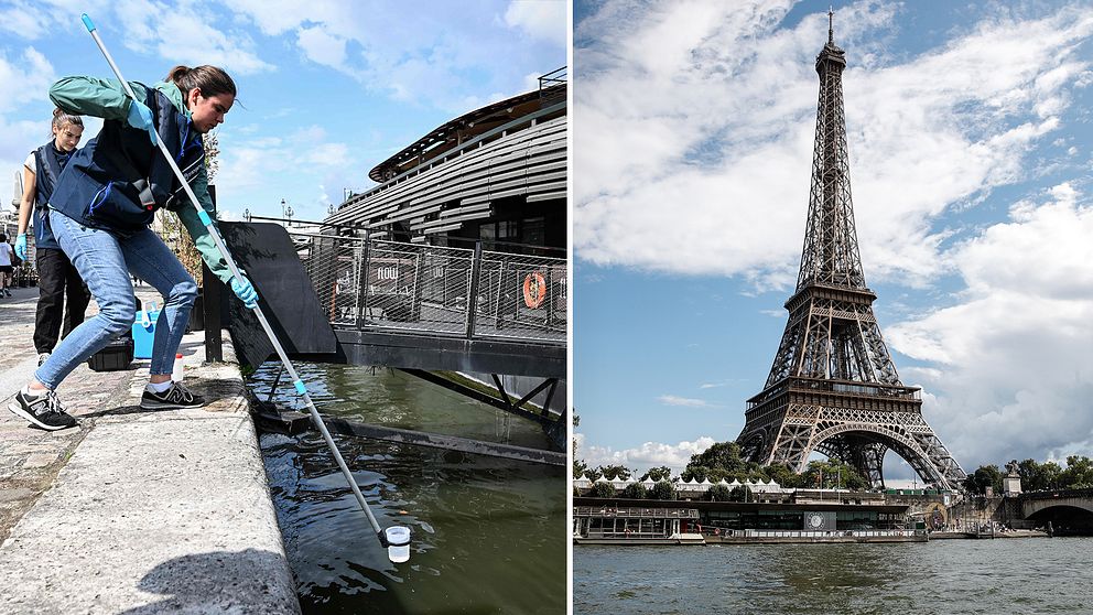 Vattenkvalitén i Seine har varit för dålig för att helgens för-OS skulle kunna genomföras.
