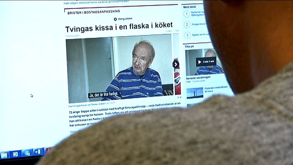 Det kommer starka reaktioner efter SVT Nyheter Västs inslag om rullstorsburne Seppo.