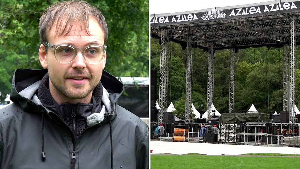 Droppar på bord, festival