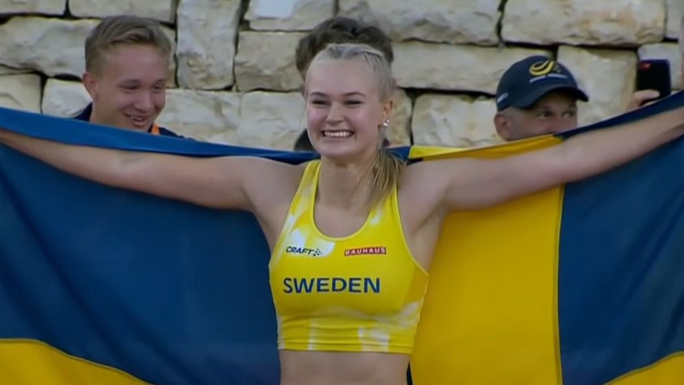 Sara Winberg säkrade EM-guldet i stavhopp.