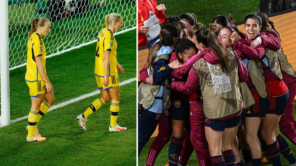 Sverige föll mot Spanien i VM-semifinalen.