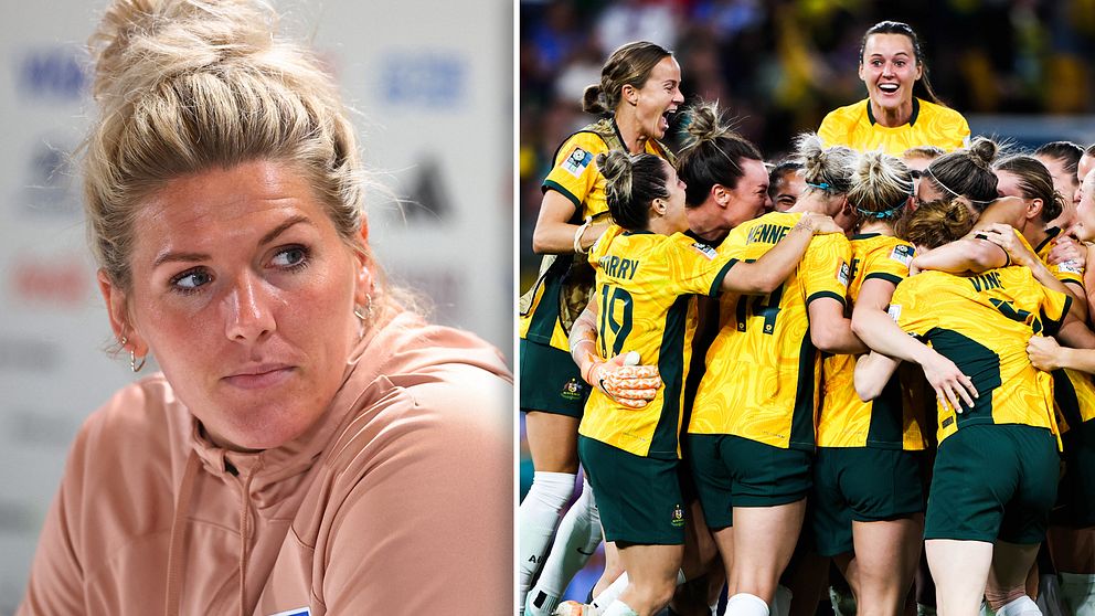 Hör Englands lagkapten Millie Bright och förbundskapten Sarina Wiegman inför VM-semin mot Australien.